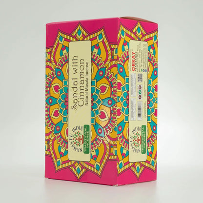 AW Dropship UK Namaste Mandala Masala Incense - Sandal with Cinnamon - Natural Namaste Masala Incense Sticks