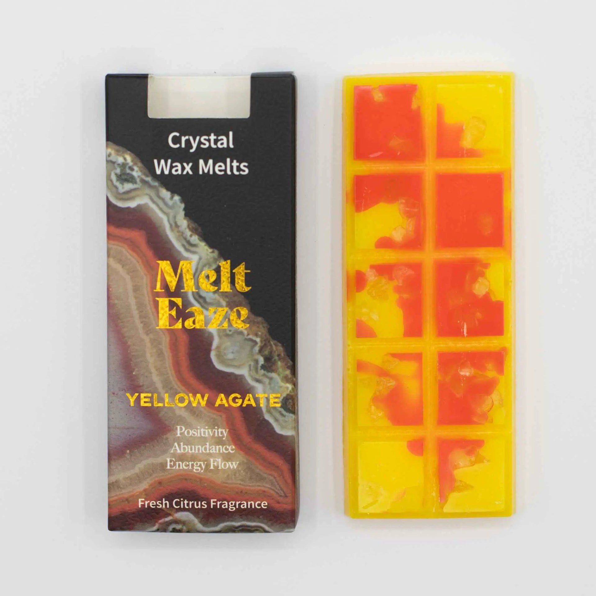 MeltEaze Crystal Wax Melts 50g Golden Glow Fresh Citrus Scent - Everyday Bargainz