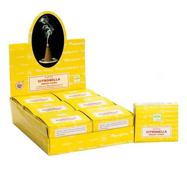 AW Dropship UK Citronella Dhoop Cones - Nag Champa Incense