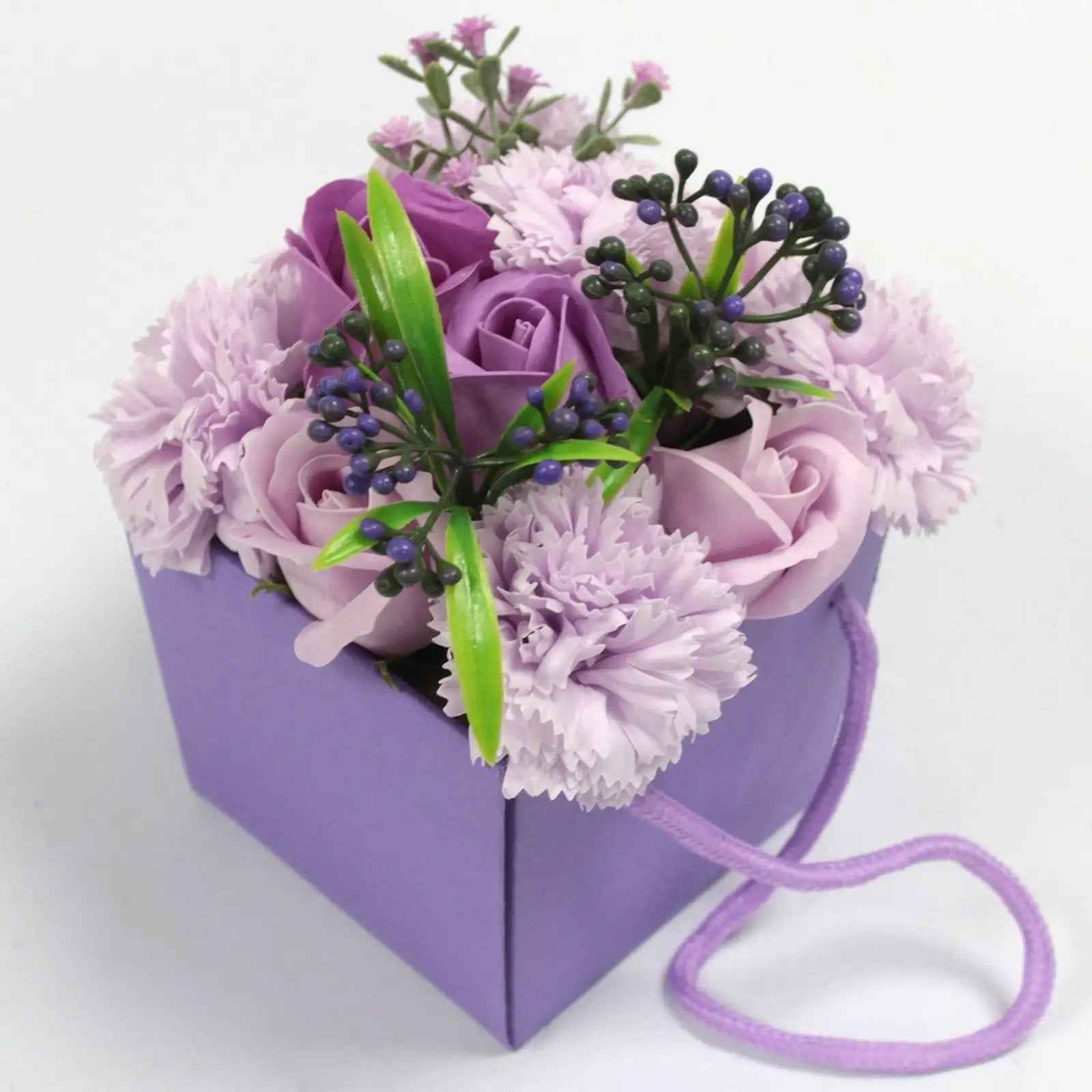 Ancient Wisdom Luxury Soap Flower Bouquet Lavender
