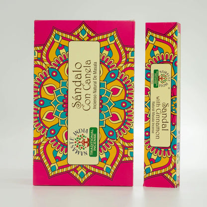AW Dropship UK Namaste Mandala Masala Incense - Sandal with Cinnamon - Natural Namaste Masala Incense Sticks