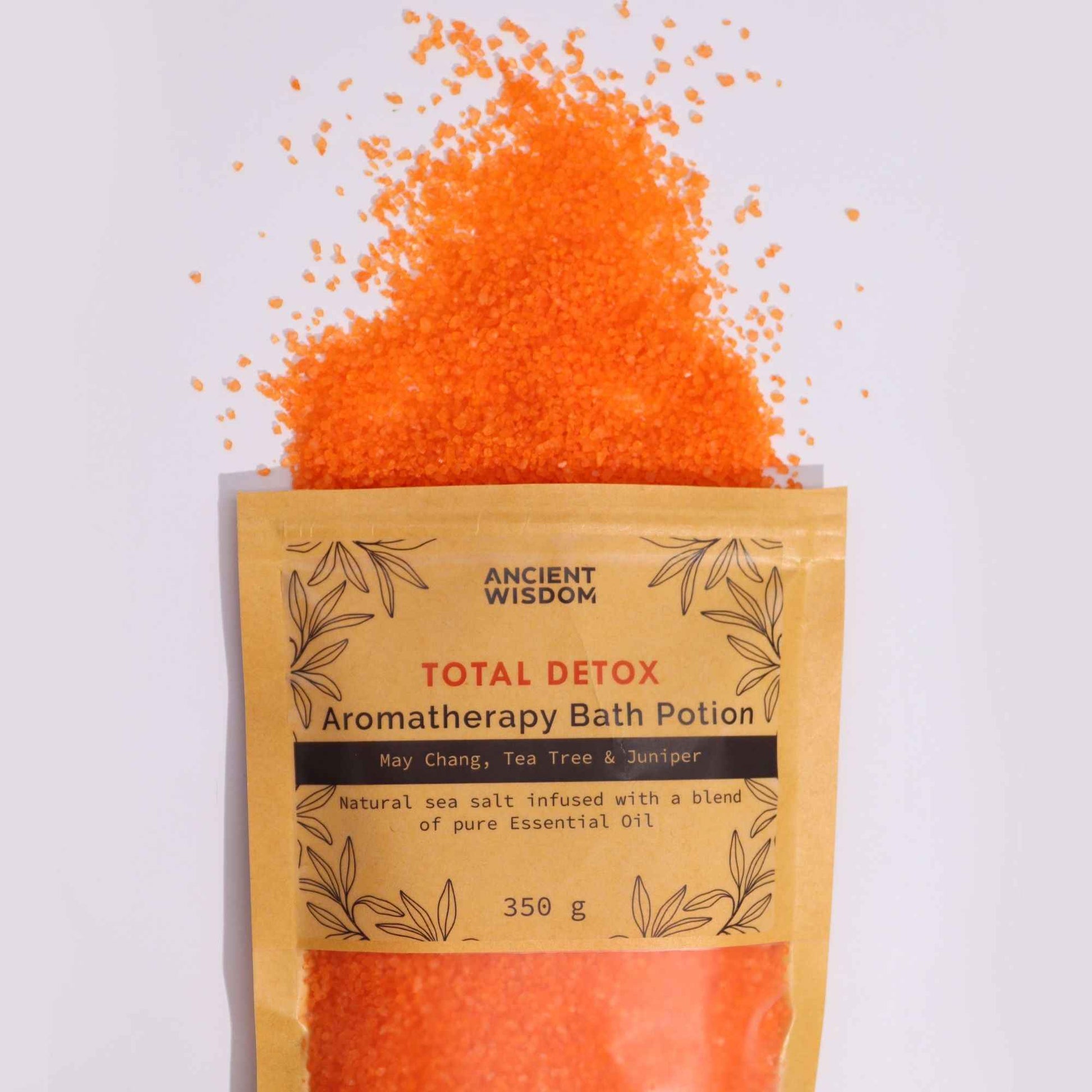 Ancient Wisdom Ancient Wisdom Total Detox Aromatherapy Bath Potion 350g - Bath Salts & Soaks Aromatherapy Bath Potion 350g