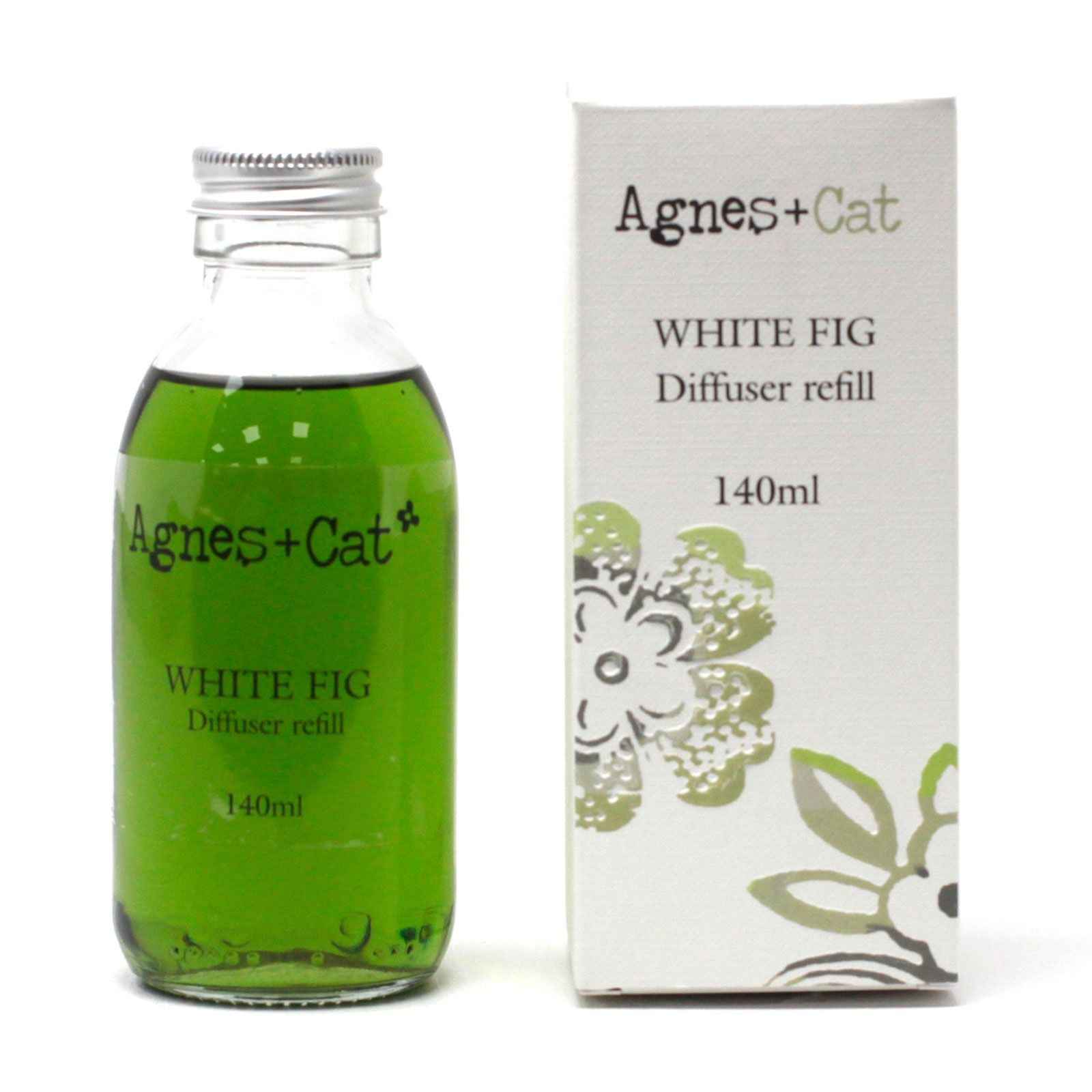 Agnes + Cat Reed Diffuser Refill - White Fig 150ml for Fresh Home Fragrance - Everyday Bargainz