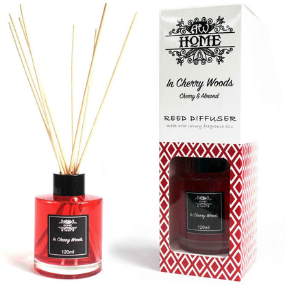 120ml Cherry Woods Reed Diffuser for Aromatic Home Fragrance - Everyday Bargainz