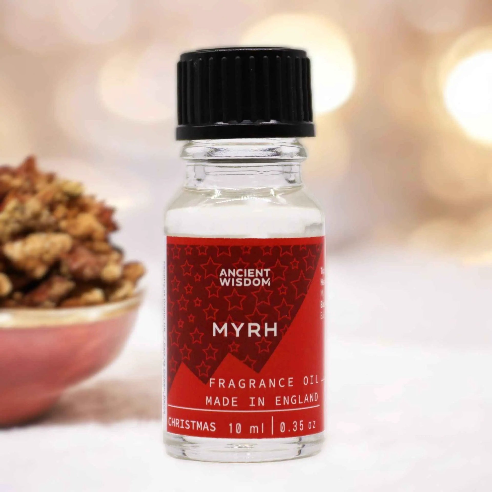 Ancient Wisdom Xmas Myrrh Fragrance Oil 10ml For Diffusers - Everyday Bargainz