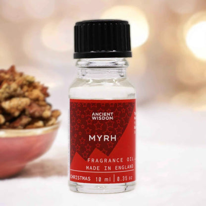 Ancient Wisdom Xmas Myrrh Fragrance Oil 10ml For Diffusers - Everyday Bargainz
