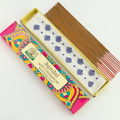 AW Dropship UK Namaste Mandala Masala Incense - Sandal with Cinnamon - Natural Namaste Masala Incense Sticks