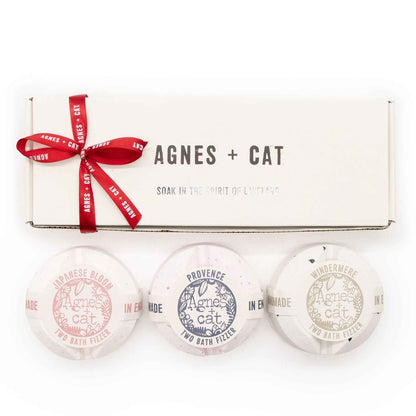 Agnes and Cat Bath Fizzer Gift Set Lakeland Favourites Trio - Everyday Bargainz