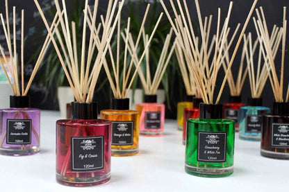 120ml Reed Diffuser Gold Frankincense Myrrh for Invigorating Aromatherapy - Everyday Bargainz