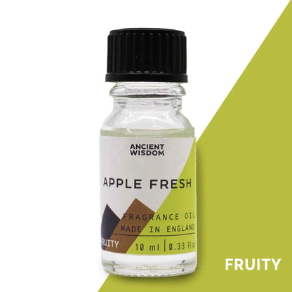 Ancient Wisdom Apple Fresh Fragrance Oil 10ml Long Lasting Scent - Everyday Bargainz