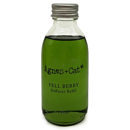 Agnes + Cat Reed Diffuser Refill - Fell Berry 100ml for Refreshing Home Fragrance - Everyday Bargainz
