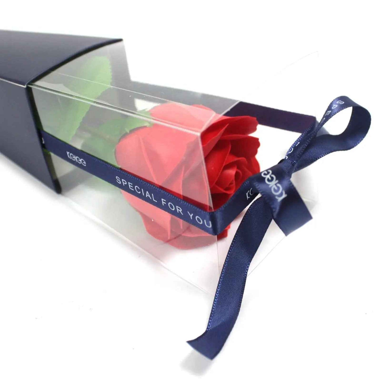 AW Dropship UK Single Rose - Red Rose - Luxury Soap Flowers
