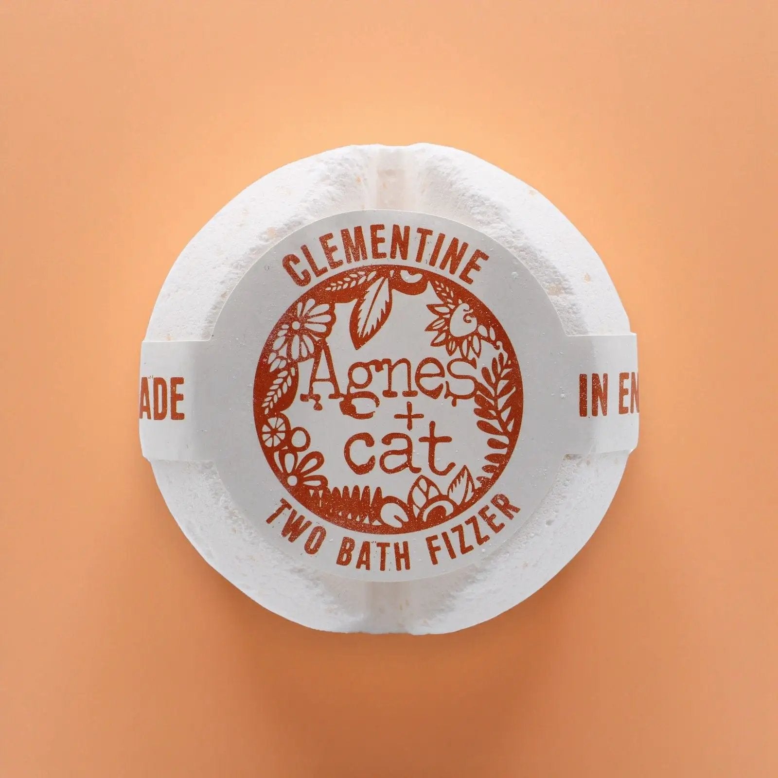 Agnes + Cat Bath Fizzer - Clementine