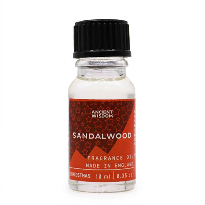 Ancient Wisdom Xmas Sandalwood Fragrance Oil 10ml Festive - Everyday Bargainz
