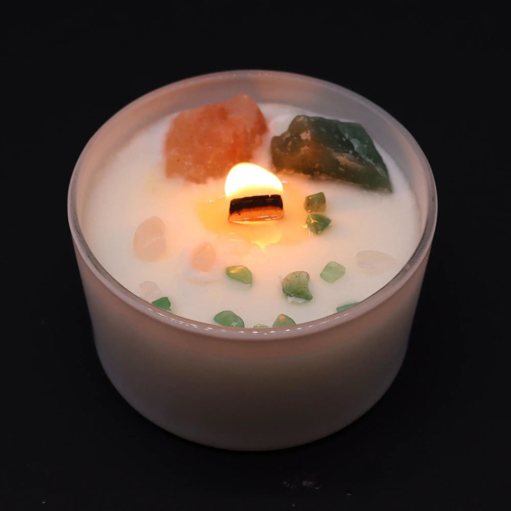 Chakra Crystal Candles - Heart Chakra by AW Dropship UK