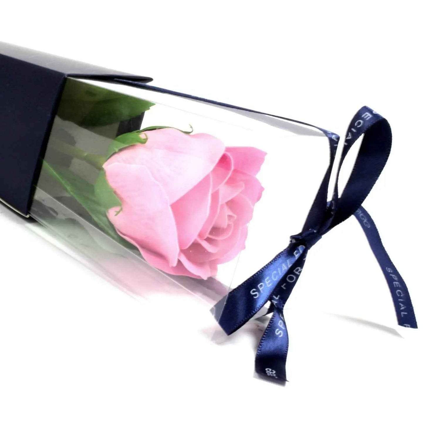AW Dropship UK Single Rose - Pink Rose - Luxury Soap Flowers