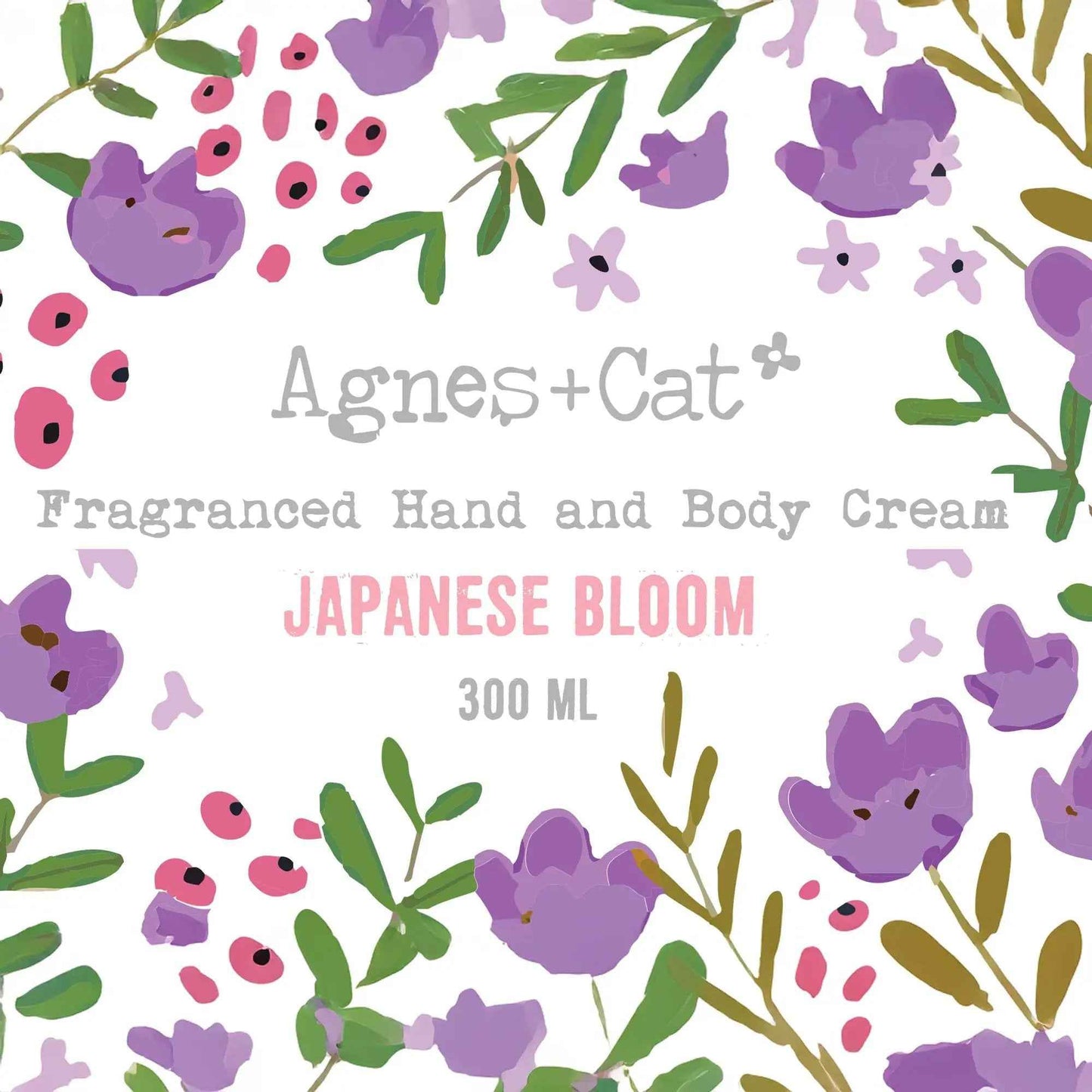 Agnes + Cat Japanese Bloom Hand And Body Cream - Hydrating, Vegan, & Cruelty-Free