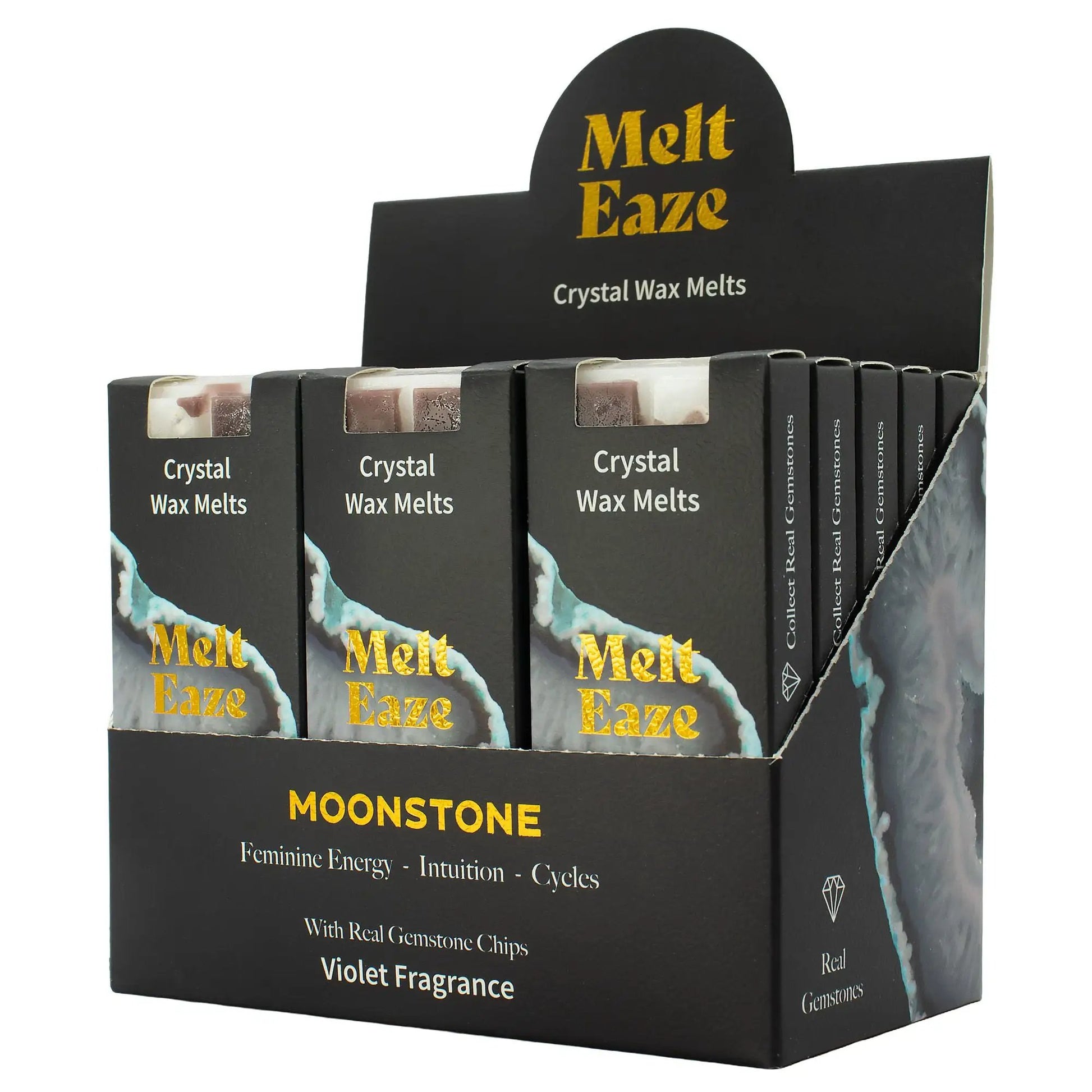 MeltEaze Wax Melts 50g - Moonstone Glow - Violet by AW Dropship UK
