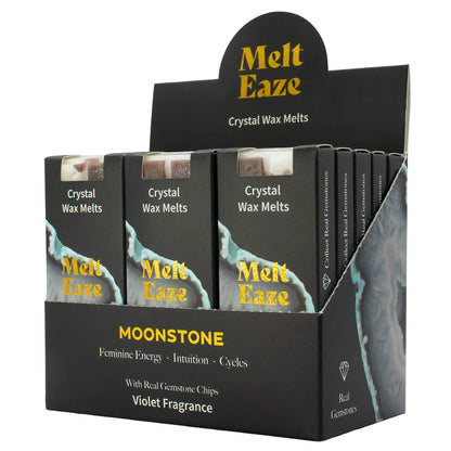 MeltEaze Moonstone Glow Crystal Wax Melts Violet 50g - Everyday Bargainz