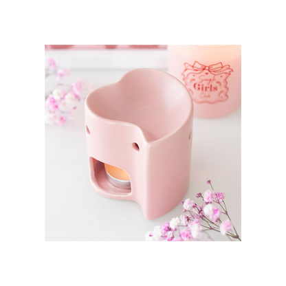 N/A Pink Heart Oil Burner -