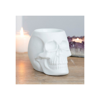 N/A White Skull Oil Burner -
