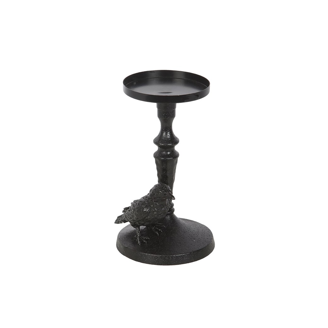 N/A Mystic Raven Pillar Candle Holder -
