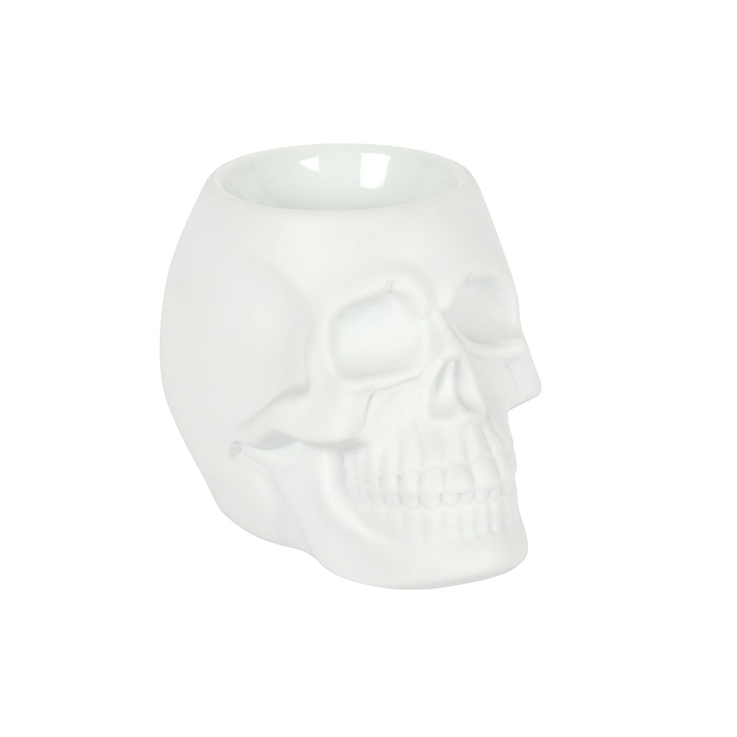 N/A White Skull Oil Burner -