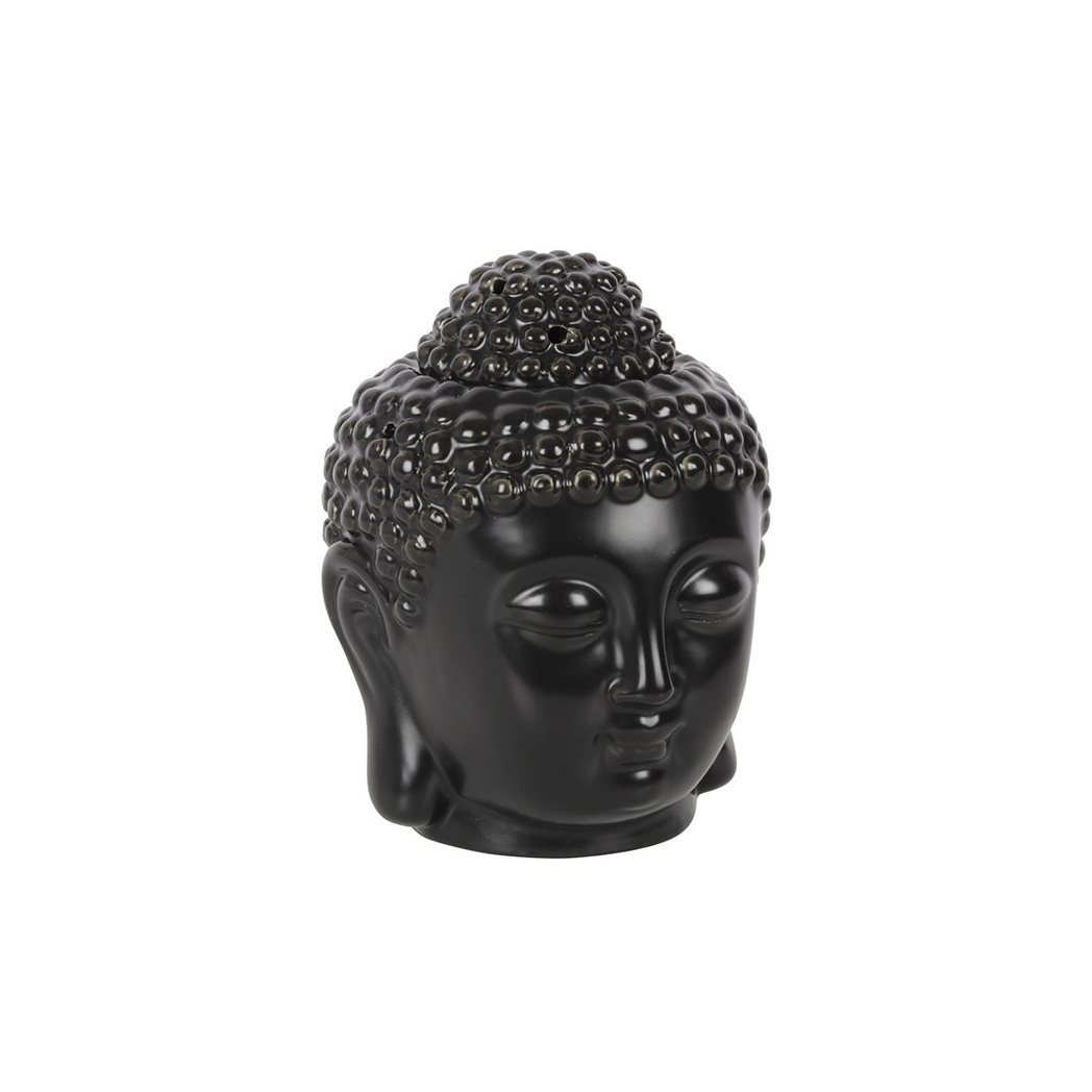 N/A Black Buddha Head Oil Burner -