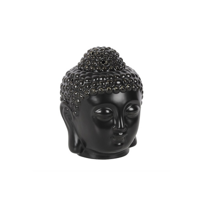 N/A Black Buddha Head Oil Burner -