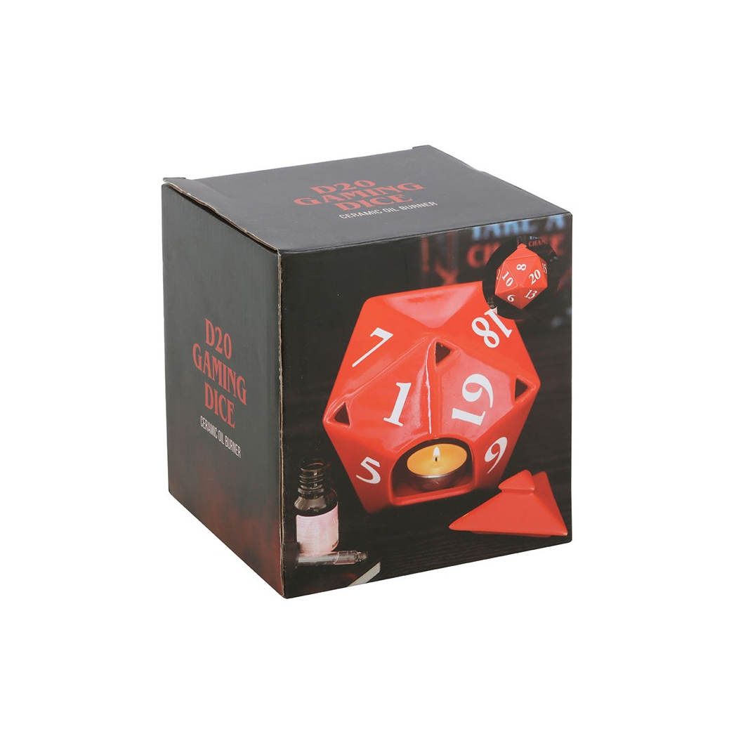 N/A D20 Gaming Dice Shaped Oil Burner -