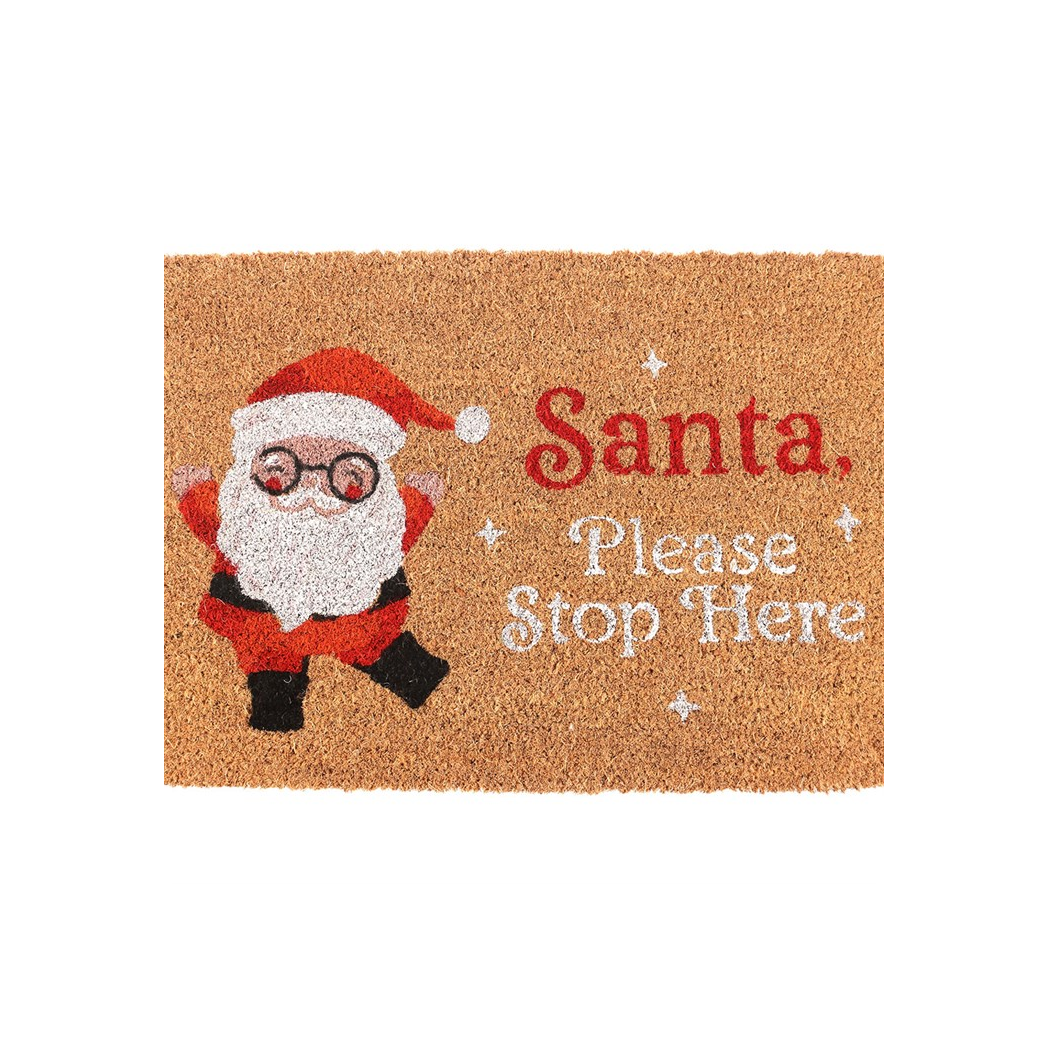 Warm and Inviting Santa Claus Doormat for a Joyful Holiday Welcome