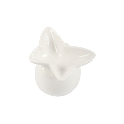 N/A White Butterfly Oil Burner -