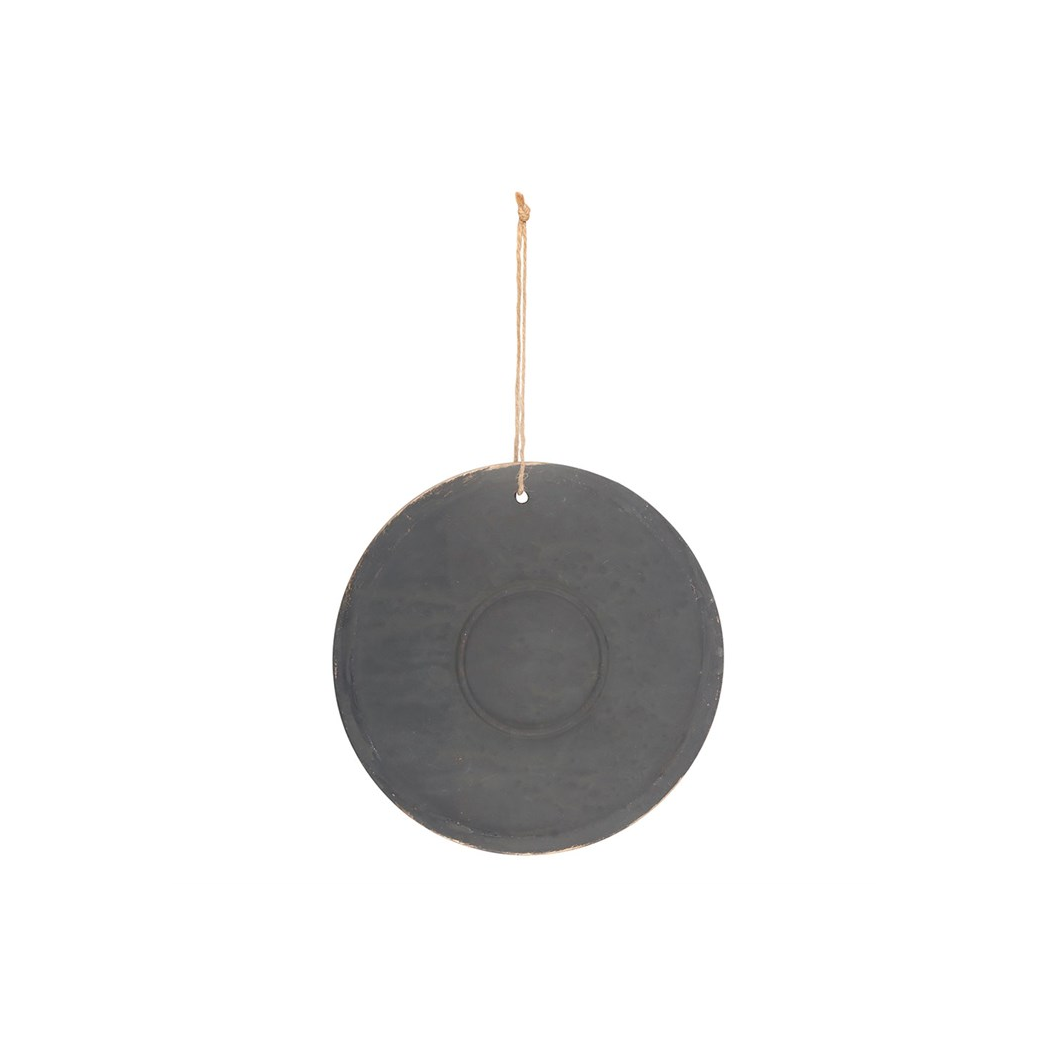 Green Witch Terracotta Plaque – Bronze-Effect Hanging Decor