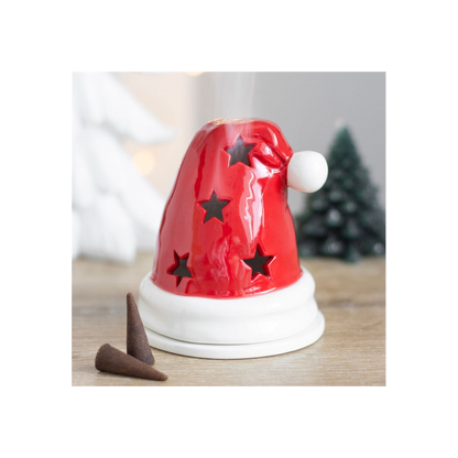 N/A Santa Hat Incense Cone Burner and Tealight Holder -