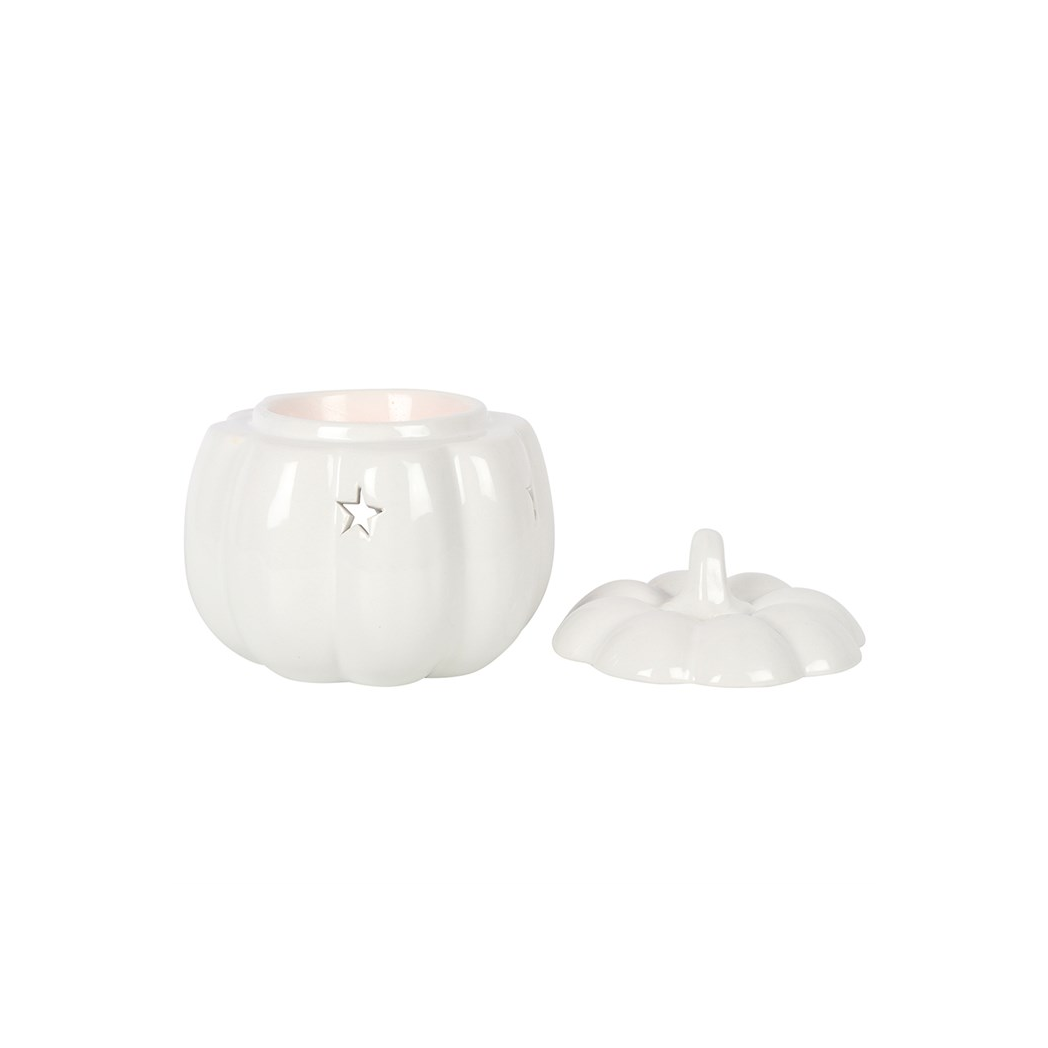 N/A White Pumpkin Oil Burner -