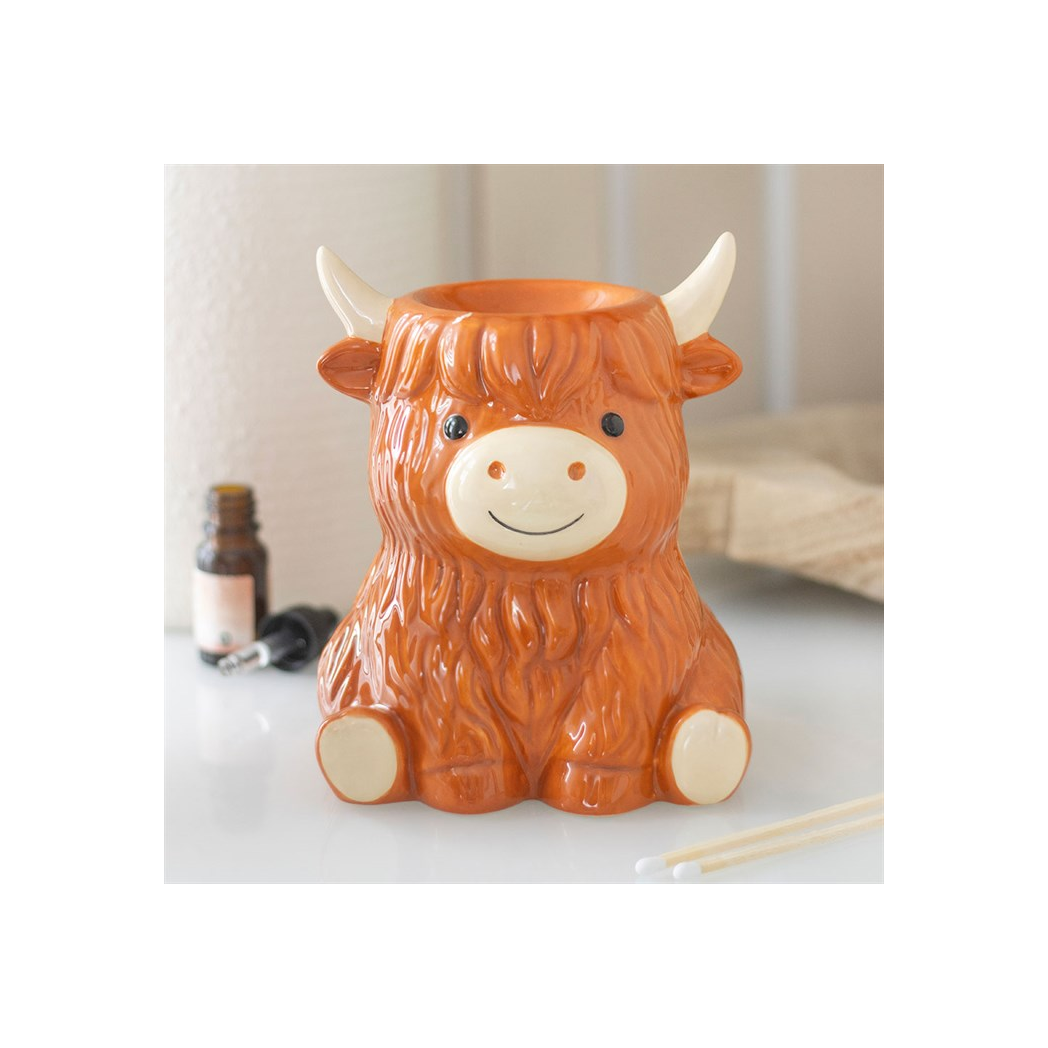 N/A Highland Cow Oil Burner and Wax Warmer -