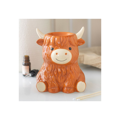 N/A Highland Cow Oil Burner and Wax Warmer -