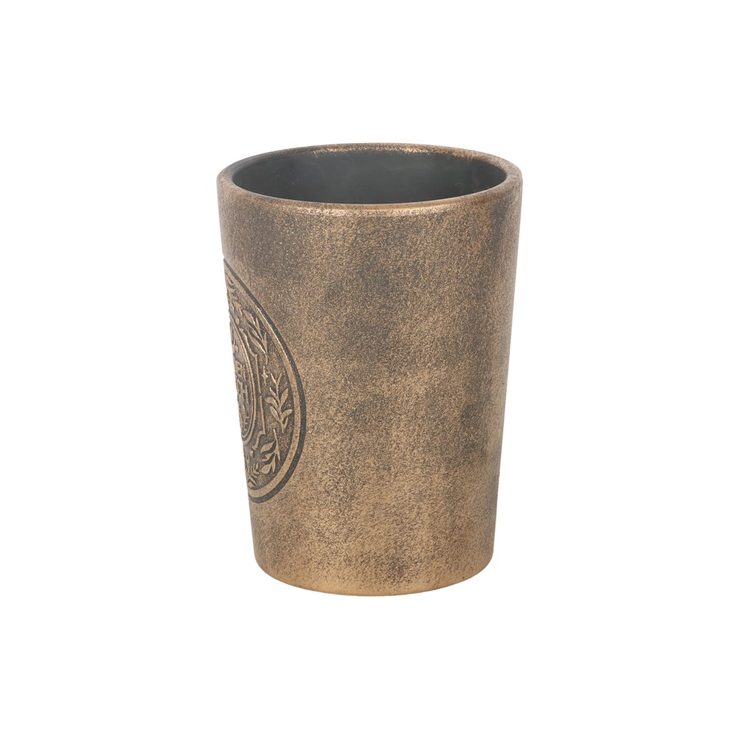 Bronze Effect Terracotta Plant Pot - Enchant Your Garden with a Touch of Magic