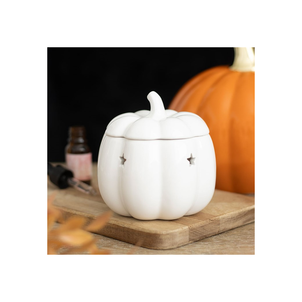 N/A White Pumpkin Oil Burner -