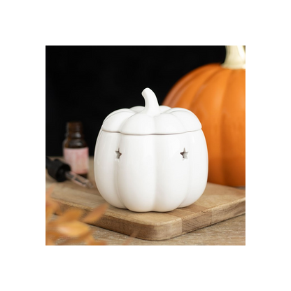 N/A White Pumpkin Oil Burner -