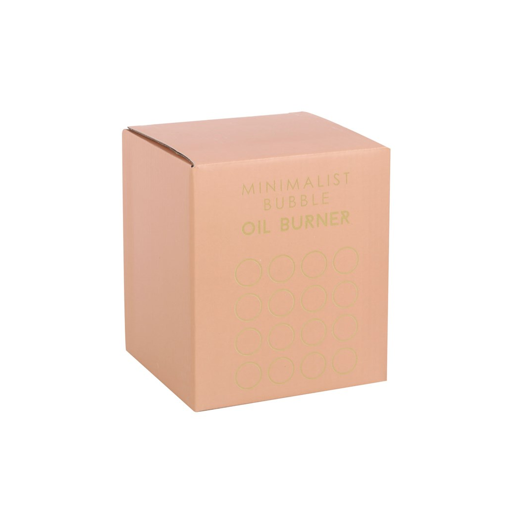 N/A Cream Speckle Bubble Oil Burner and Wax Warmer -