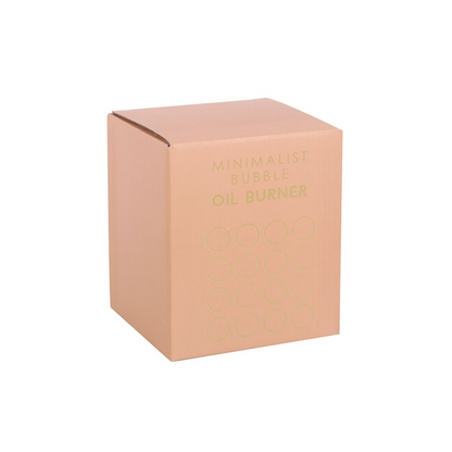 N/A Cream Speckle Bubble Oil Burner and Wax Warmer -