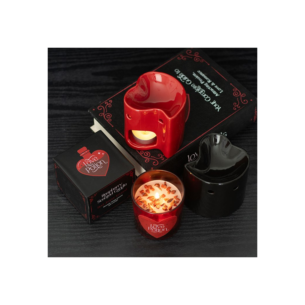 N/A Black Heart Oil Burner and Wax Warmer -