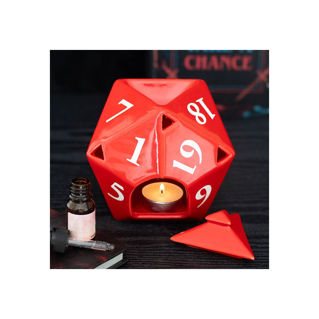 N/A D20 Gaming Dice Shaped Oil Burner -