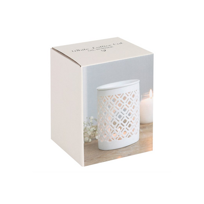 N/A Matte Lattice Cut Oil Burner -