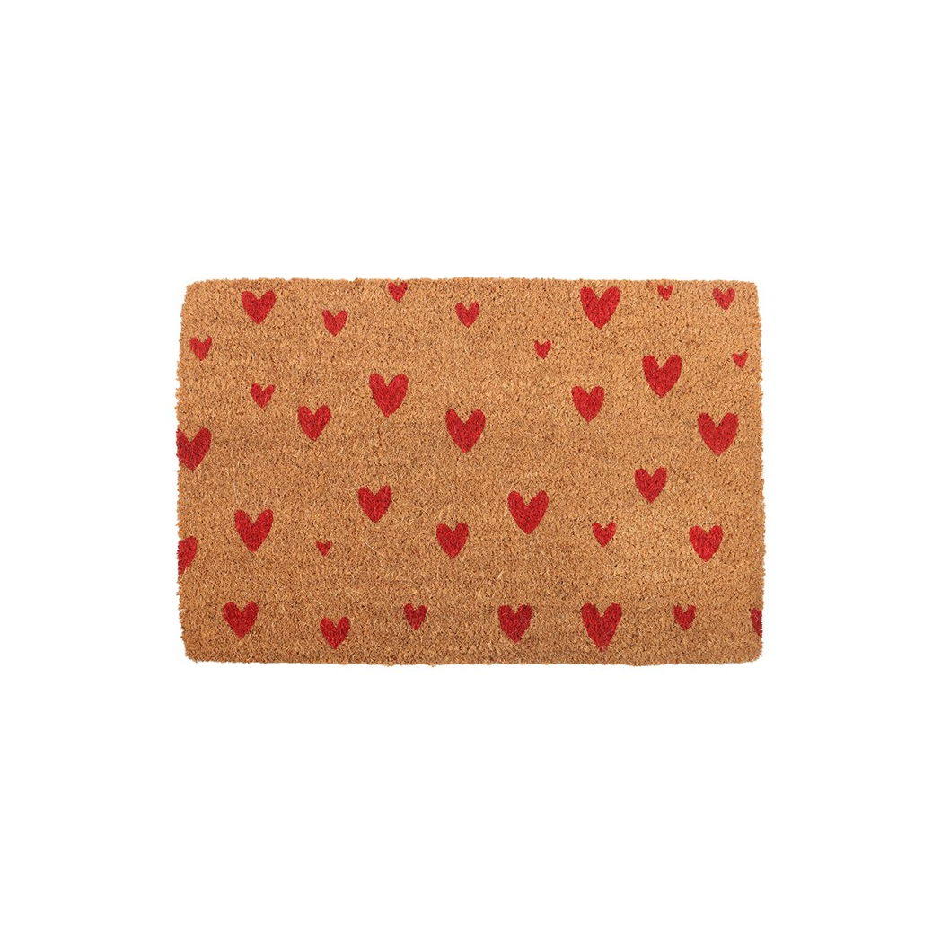 Red Heart Doormat – A Warm, Welcoming Touch for Your Home