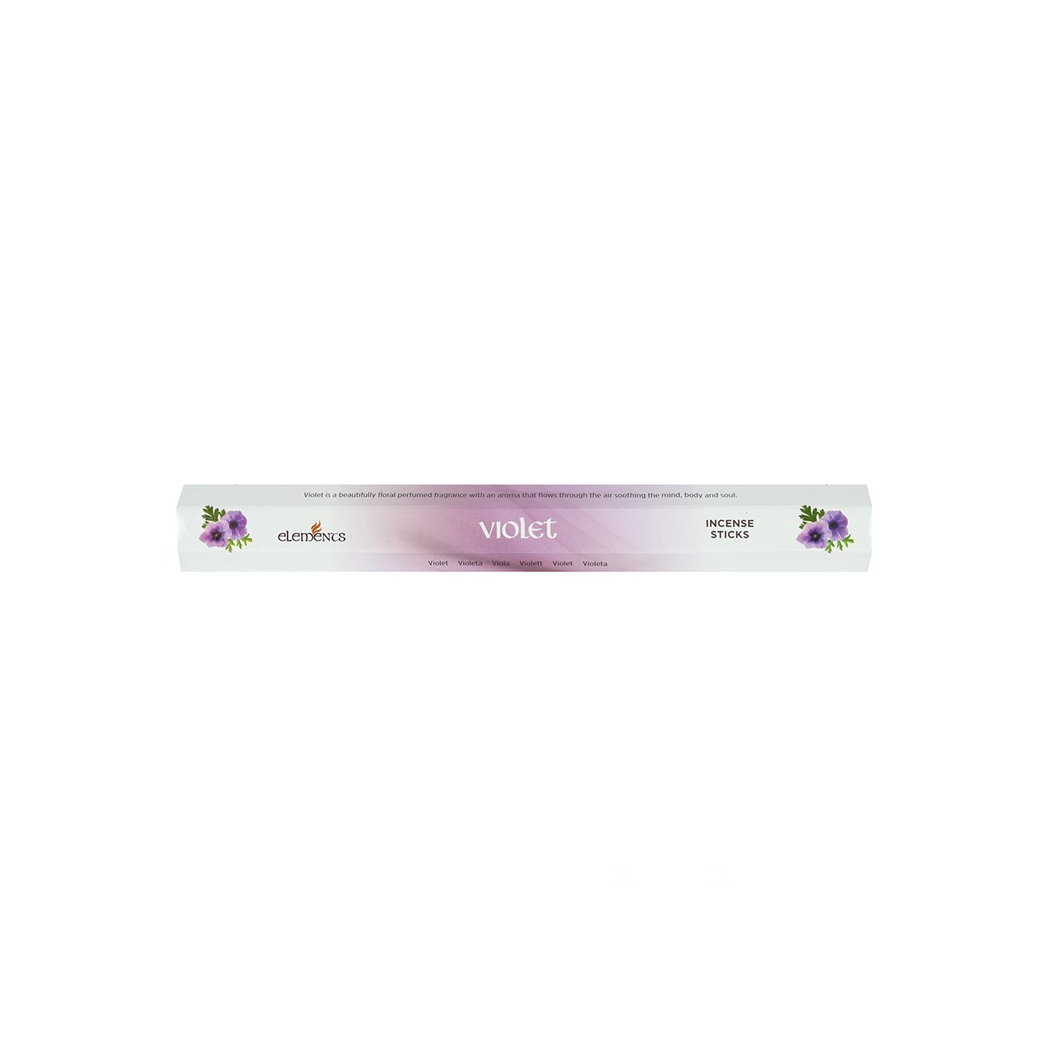 Elements Violet Incense Sticks – Set of 6 Packs (120 Sticks)