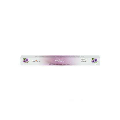 Elements Violet Incense Sticks – Set of 6 Packs (120 Sticks)