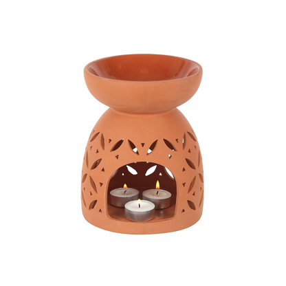 N/A Giant Terracotta Oil Burner and Wax Warmer -