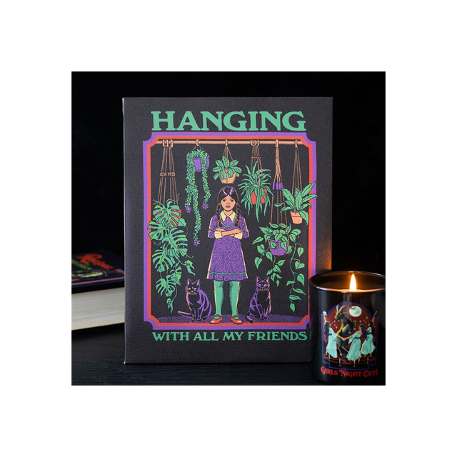 Steven Rhodes Canvas Plaque – Hanging With All My Friends, 19 x 25 cm